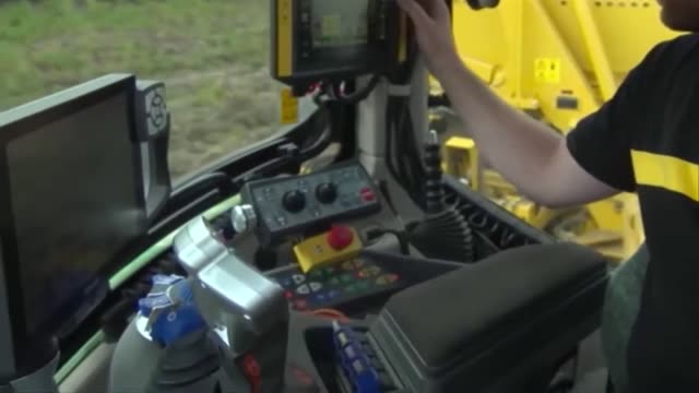 Agricultural Machine In The Field