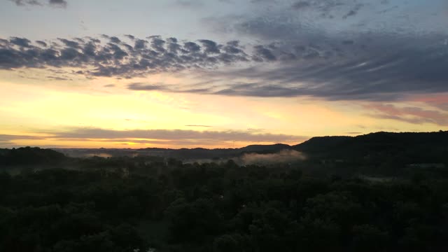 Rolling Hills Misty Dawn