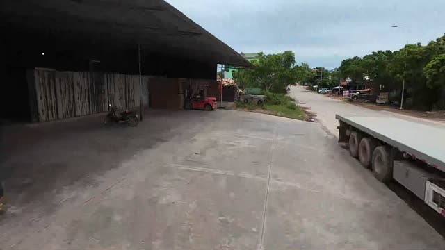Forklift At Timber Warehouse
