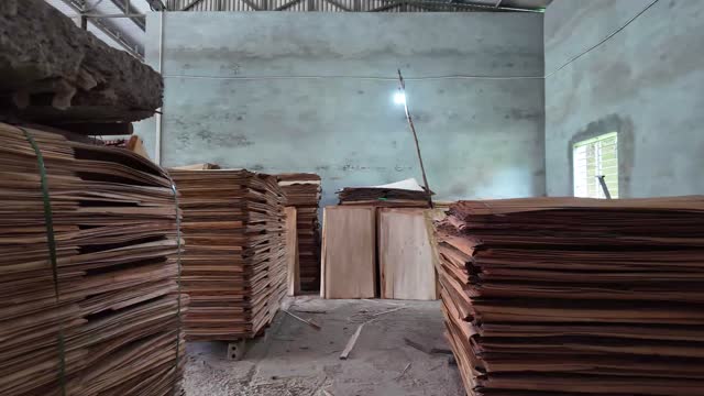 Veneer Sheets Storage Warehouse