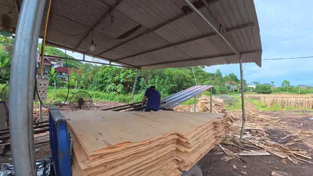 Arranging Veneer Sheet Stack