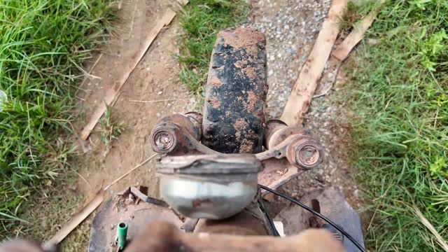 Cargo Tricycle Wheel Detail