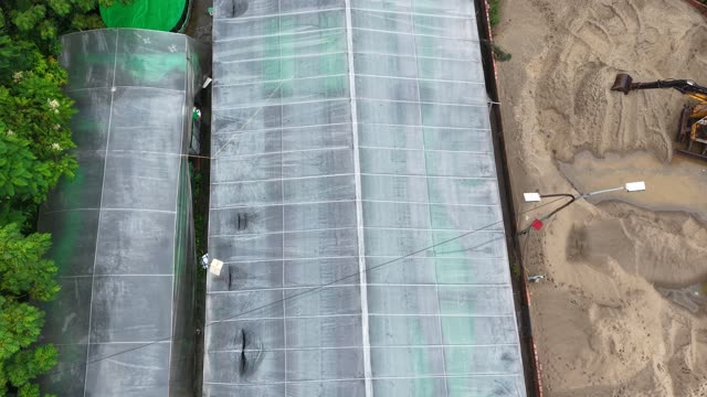Frog Farm Under Netting — Shot 1