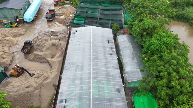 Frog Farm Under Netting — Shot 1