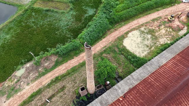 Rusty Factory Rooftops — Shot 1