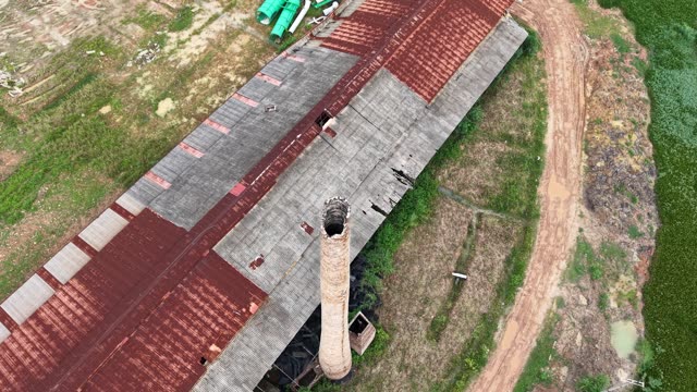 Rusty Factory Rooftops — Shot 3