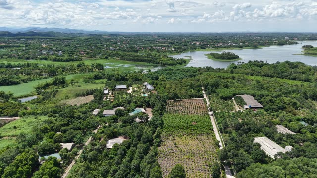 Countryside And River Panorama
