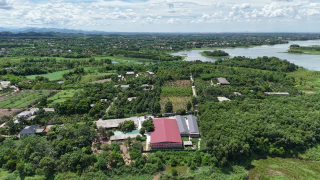 River Valley And Village