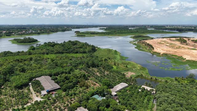 River Islands And Wetlands