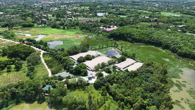 Farm Complex By The Water