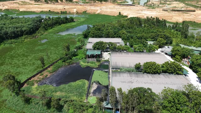 Farm Sheds And Ponds