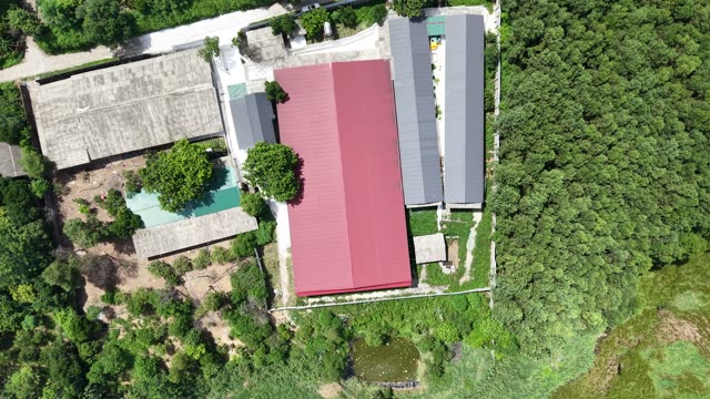 Red Roof Farm Overhead