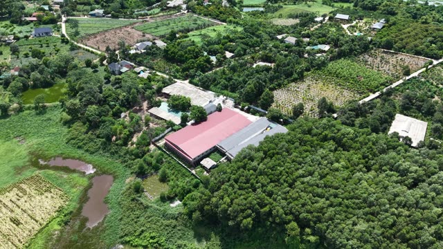 Farm Complex In Countryside