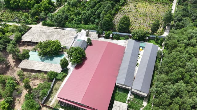 Barns Above Green Garden