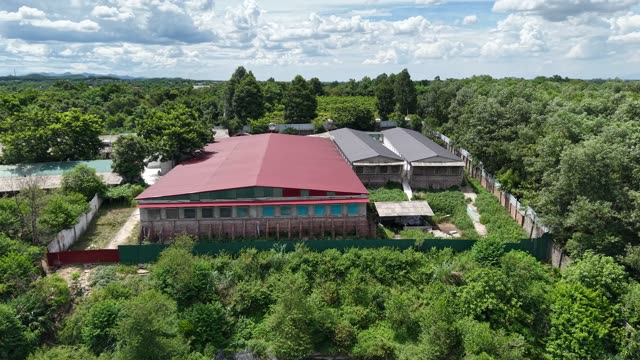 Red Roof Farm Building