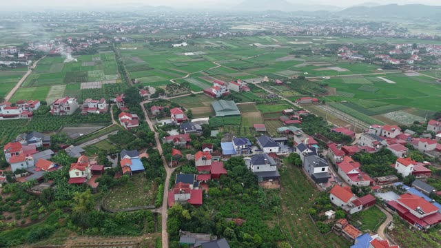 Countryside Fields And Homes — Shot 1