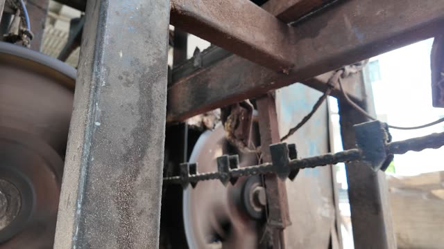 Sawmill Machine Pulley Detail