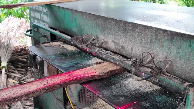 Multi-Blade Saw Closeup