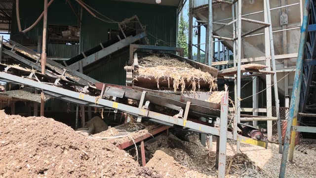 Factory Silo Chip Loading