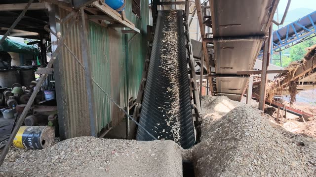 Factory Silo Chip Loading