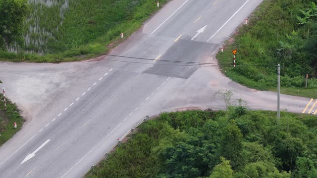 Empty Rural Crossroads