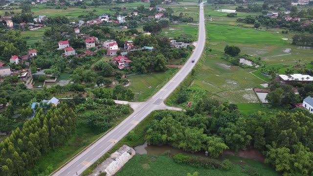 Countryside Road Aerial