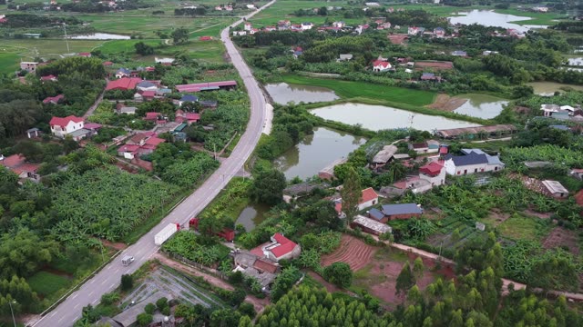 Village Beside The Highway