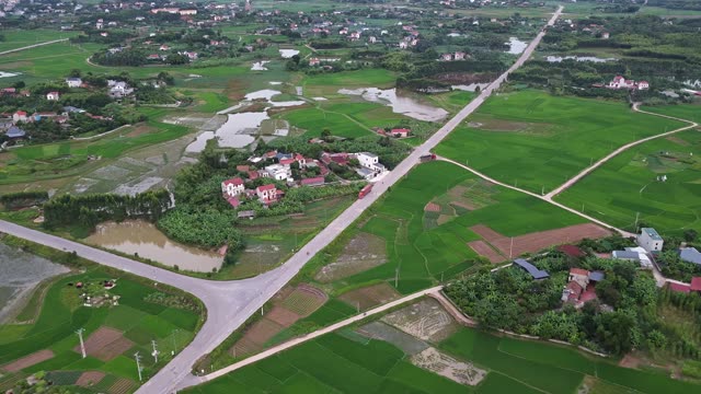 Crossroads In Green Fields