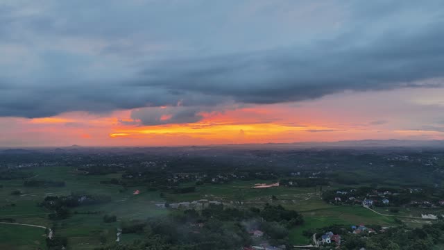 Country Villa At Dusk