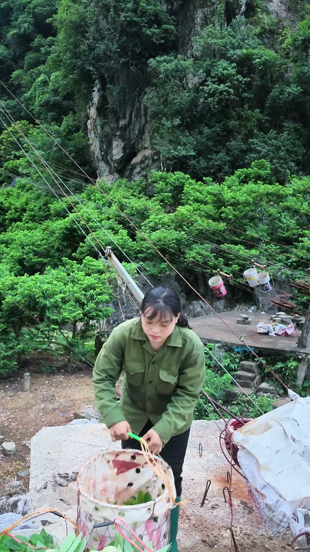 Tying Basket On Cable System