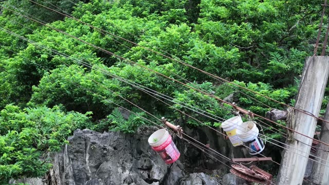 Cable Line Crossing Green Valley