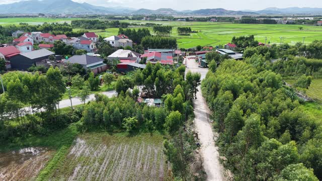 Village Homes Amid Paddies