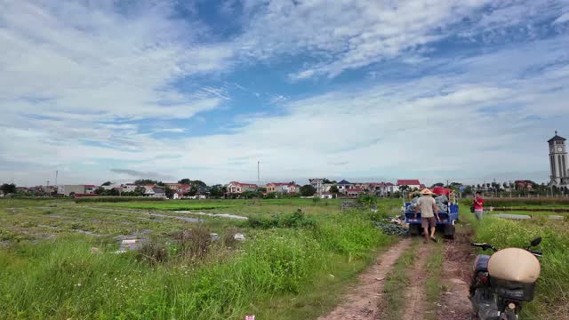Countryside Field With Cargo Trike