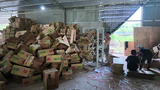 Workers By Box Folding Machine