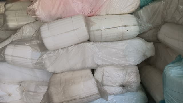 Piles Of Foam Padding Rolls