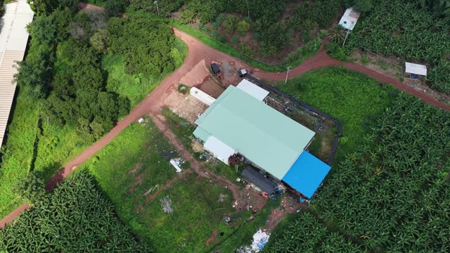 Plantation Farmhouse Overhead