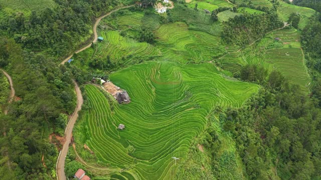 Circular Terrace Beside Village Homes