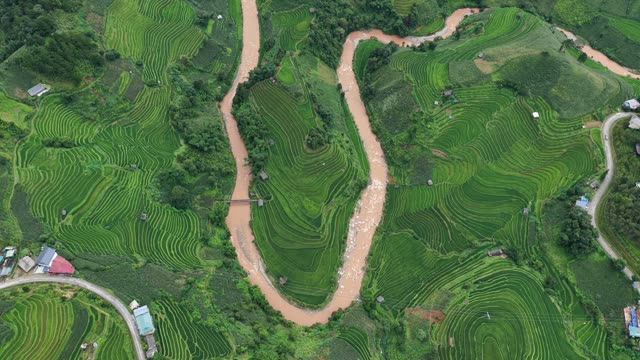 Circular Terrace With Farmhouse