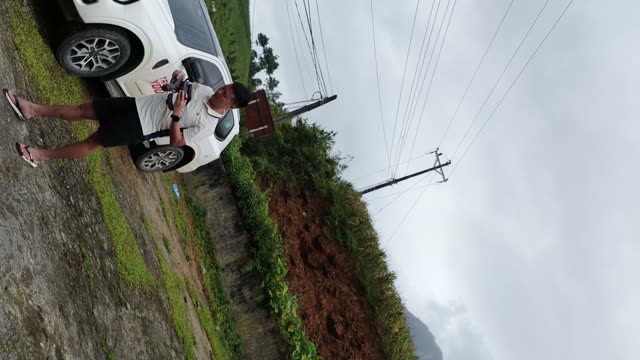 Concrete Lot Beside Cornfield