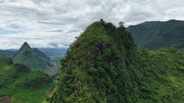 Farmer Working Rocky Mountain Plot