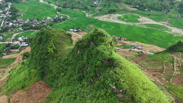 Karst Peak Above Green Valley
