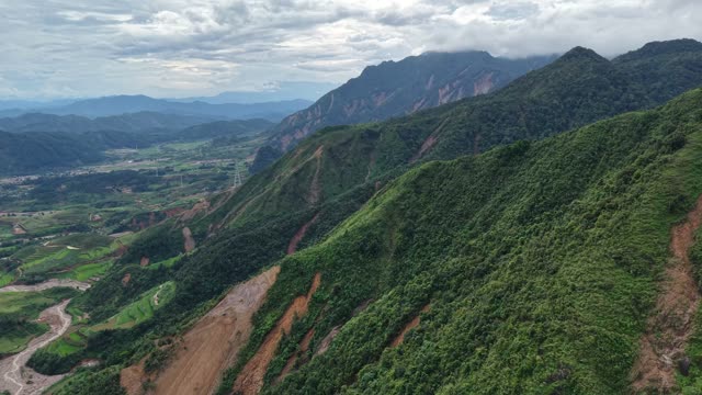 Truck On Winding Cliffside Road