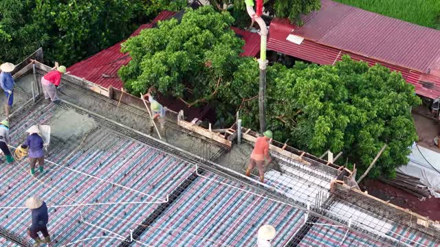 Drone House Deck Concrete Work
