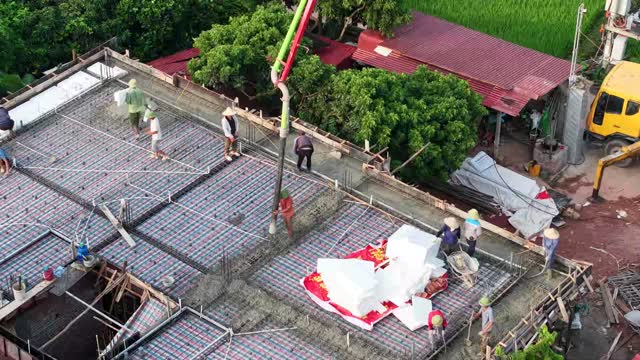 Drone House Deck Concrete Pour
