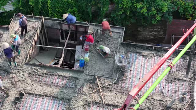 Overhead Roof Slab Work