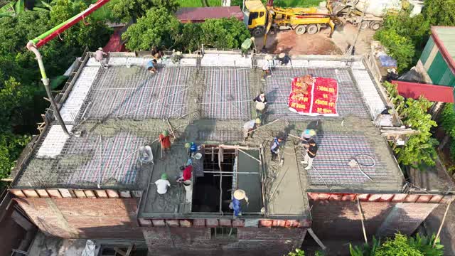 Top Down Roof Casting