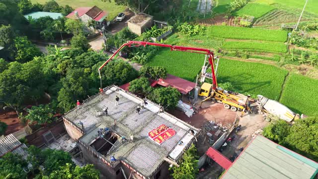 Rural Construction Site Overview