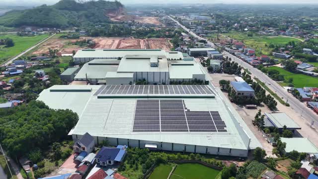 Factory Among Rice Fields