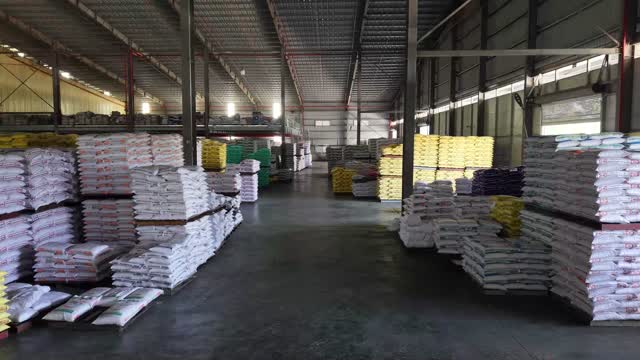 Feed Warehouse Storage Aisle