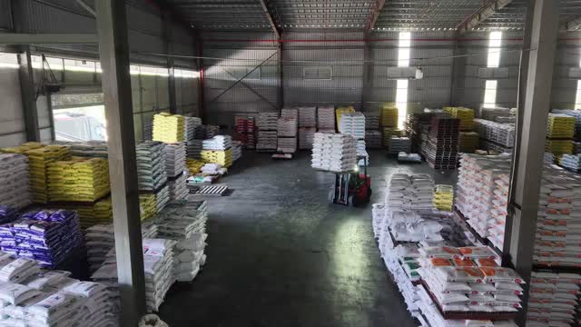 Animal Feed Warehouse Interior